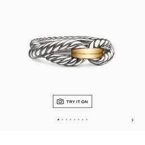 David Yurman Silver and Gold Women’s Ring